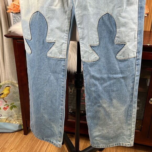 Cider Flame them in Passion Denim Jeans Sz Large - Picture 5 of 10